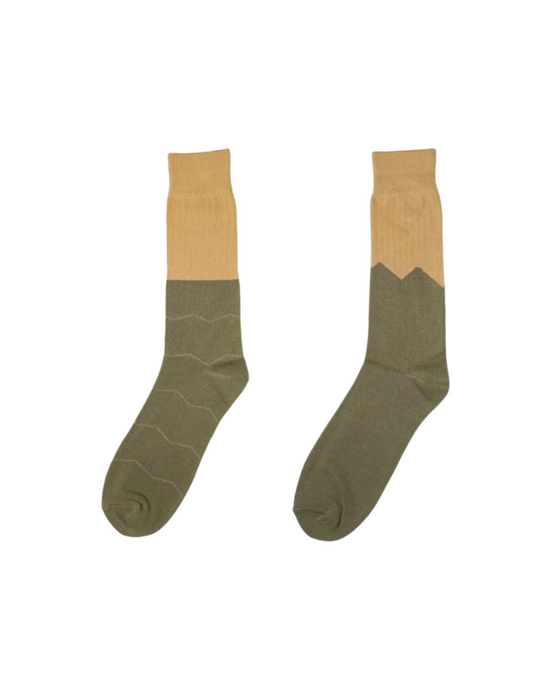 Men’s & Women’s Melange Socks – Winter Green