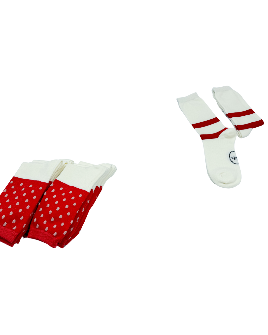 Socks for women, 3 Pairs Pack, Red, Red & Red
